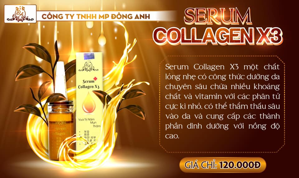 Serum nám Đông Anh Collagen X3