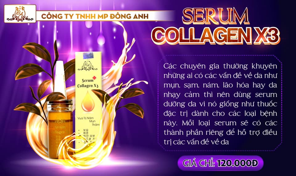 Serum nám Đông Anh Collagen X3