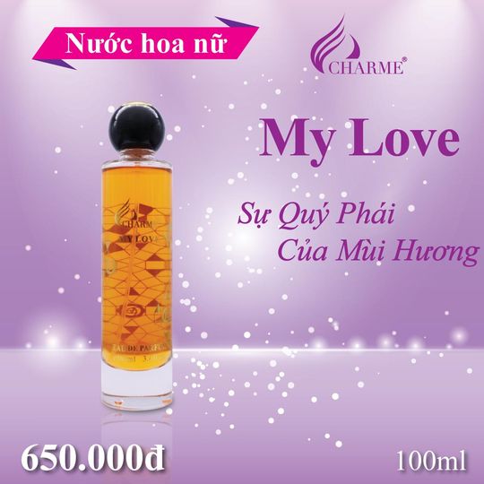 Nước Hoa Nữ Charme My Love 100ml - 8938509617646