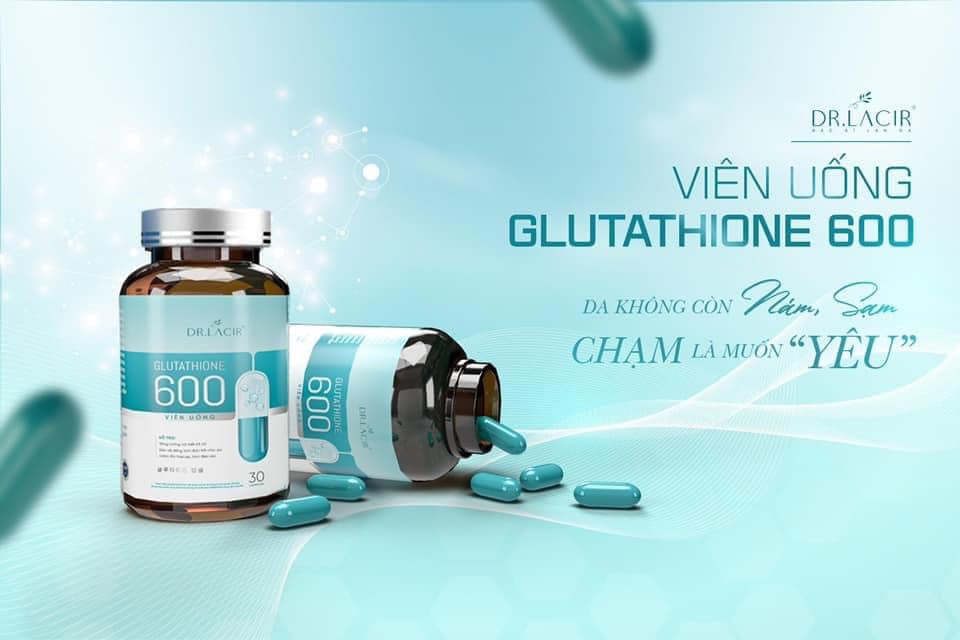 Viên Uống Trắng Da Glutathione 600 Dr Lacir - 8938528007558