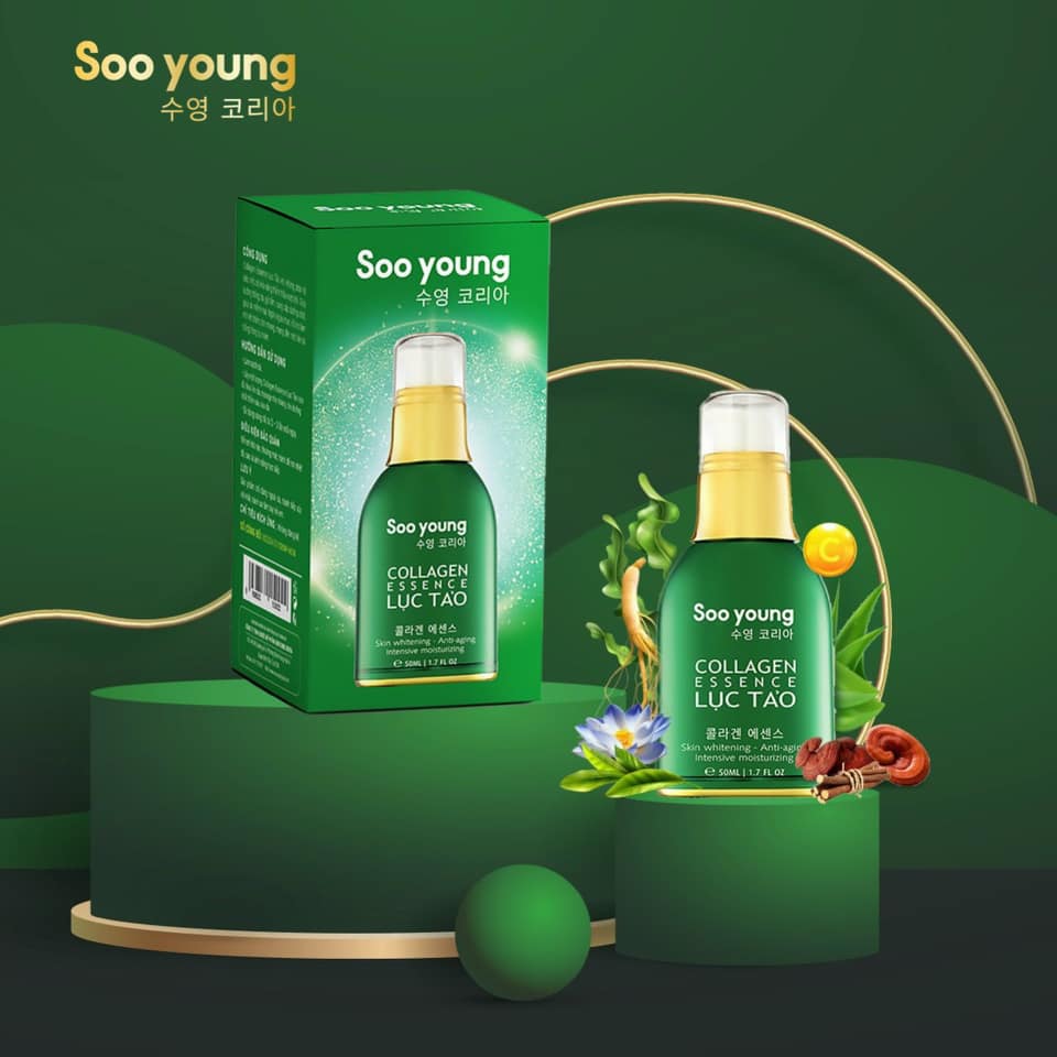 Serum Lục Tảo Soo Young Collagen Essence - 8938532152022