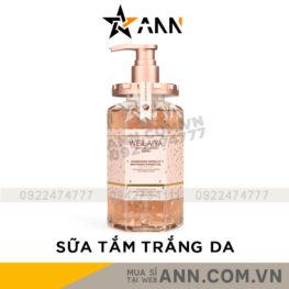 Sữa Tắm Trắng Da Cánh Hoa Hồng Weilaiya Damask 450ml Chính Hãng - 6971025880783