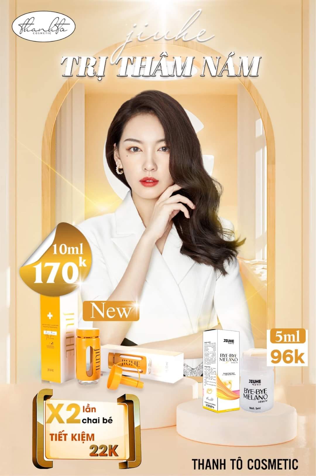 Serum Giảm Thâm Nám Jiuhe 10ml Thanh Tô Cosmetics - SR10ML