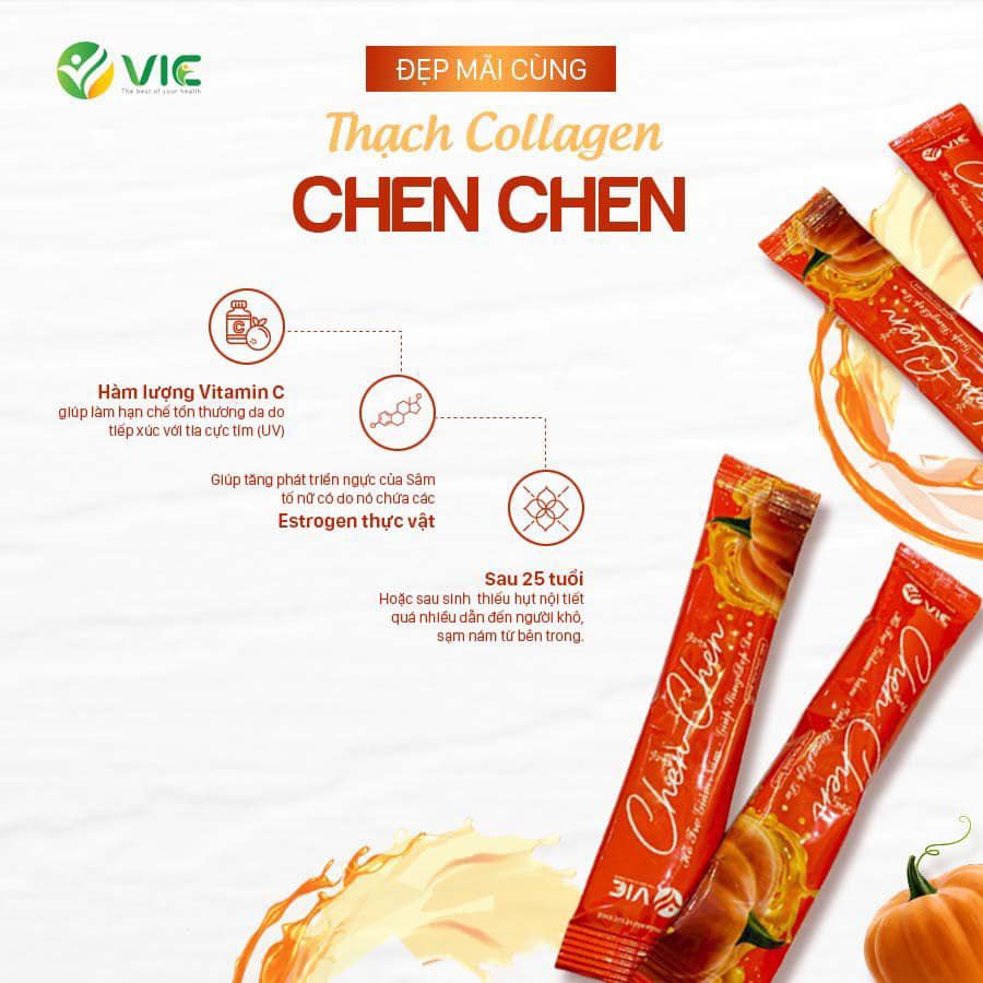 Thạch bí đỏ Chen Chen Vic Organic