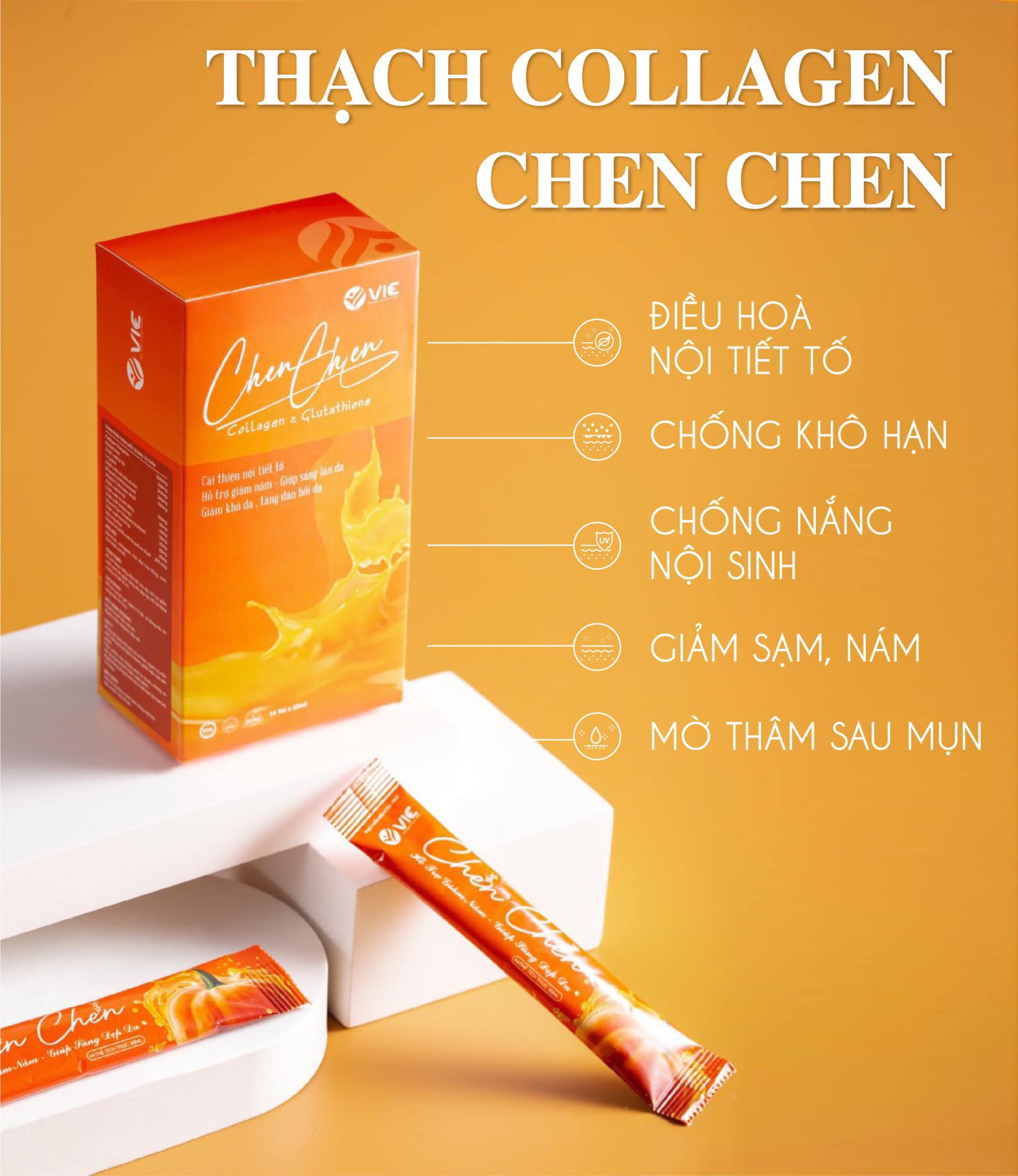 Thạch bí đỏ Chen Chen Vic Organic