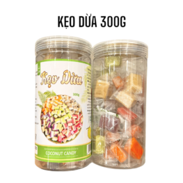 Kẹo Dừa Mix 9 Vị Thơm Ngon 300g - KDM9V