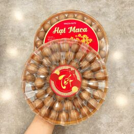 Hạt Macca Tây Nguyên Nứt Vỏ Hộp Sun Khía 400g - MACCAHK