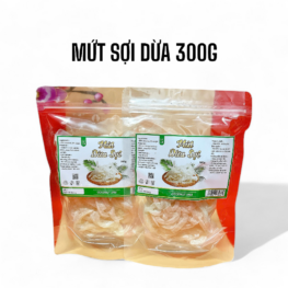 Mứt Dừa Sợi Túi Zip 300g - MDNMHCK