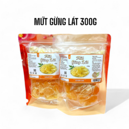 Mứt Gừng Lát Túi Zip 300g - MGHCK