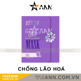 Mặt Nạ Thạch Collagen Meea Organic Màu Tím Bakuchiol Retinol Mask Hộp 5 Miếng - 8938534672467