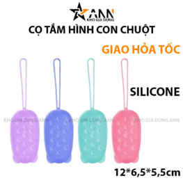 Bông Tắm Silicon Hình Chuột Hai Mặt Mềm Mại - CTHCC01