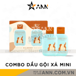 Combo Dầu Gội Xả Rễ Dâu Tằm Meeyan Mini - 8938534672368