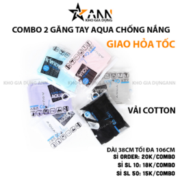 Combo 2 Cặp Găng Tay Chống Nắng Aqua - CB2GTAQ01