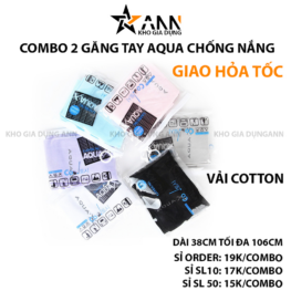 Combo 2 Cặp Găng Tay Chống Nắng Aqua - CB2GTAQ01