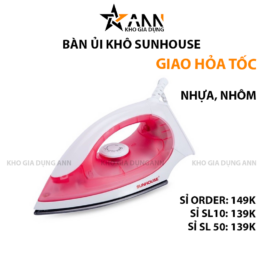 Bàn Ủi Khô Sunhouse - BUKSH01