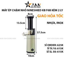 Máy Ép Chậm Nineshied Kèm 2 Ly Nhựa - MECN01