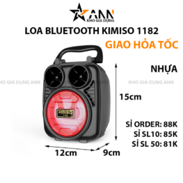 Loa Bluetooth Kimiso 1182 12x9x15cm - LBLTKMS02