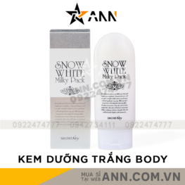 Kem Body Snow White Milky Pack Secret Key 200g - 8809305995989