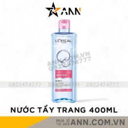 Nước Tẩy Trang L'oreal Paris Màu Hồng Micellar Water Moisturing 400ml - 6928820030240