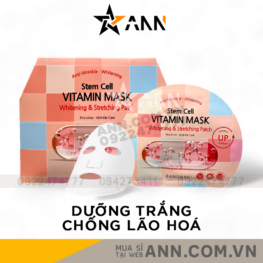 Mặt Nạ Banobagi Vitamin Mask Whitening & Stretching Patch Hộp 10 Miếng - 8809486365359