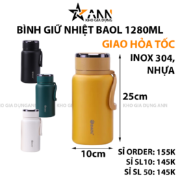 Bình Giữ Nhiệt Baol Quai Bên Hông 1280ml - WL321280