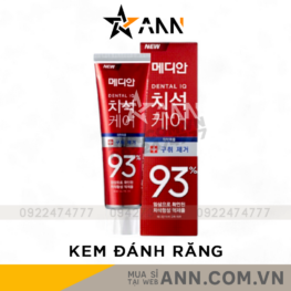 Kem Đánh Răng Median Màu Đỏ Tartar Toothpaste 93% Badbreath 120g - 8809585101421