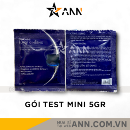 Mẫu Test Kem Face Nám Nhân Sâm Đen Dakami Black Ginseng Ban Đêm Mini 5gr - MTDMBD01