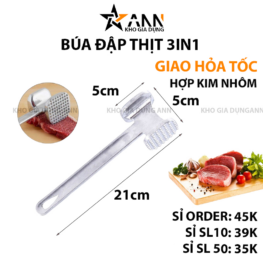 Búa Đập Thịt Nhôm 2 Đầu - BDTDN