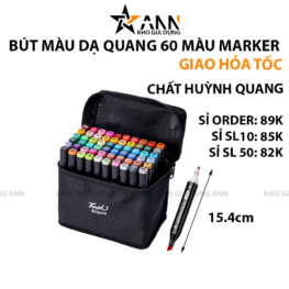 Bút Màu Dạ Quang Marker 60 Màu - BDQ60M