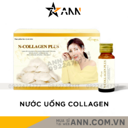 Nước Uống Collagen Tổ Yến Đông Trùng N-Collagen Plus Dưỡng Trắng Da Hộp 15 Lọ x 20ml - NUCTYDT