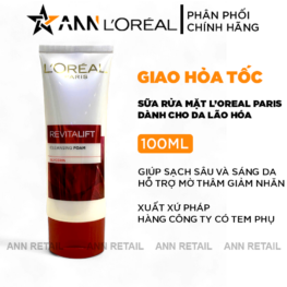 Sữa Rửa Mặt L'oreal Paris Chống Lão Hoá Revitalift Cleansing Foam 100ml - 8991380232162