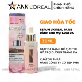 Serum Dưỡng Sáng Da Tức Thì L'oreal Paris Glycolic-Bright Instant Glowing Serum 30ml - 8994993016587