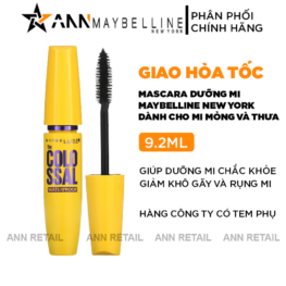 Mascara Dưỡng Dài Mi Maybelline Màu Vàng Colossal Waterproof 9.2ml - 6902395743750