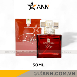 Nước Hoa Luxury Dubai Rose 30ml Mùi Nữ - NHLXRDR