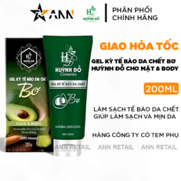 Gel Kỳ Tế Bào Da Chết Bơ Cho Mặt Và Body Huỳnh Đỗ 200ml - 8938523197247