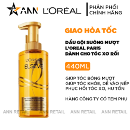 Dầu Gội Loreal Paris Elseve Extraordinary Oil Smooth Giúp Tóc Suông Mượt 440ml Loreal - 6923700914047