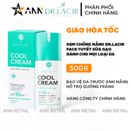 Kem Face Tuyết Sữa Gạo Dr Lacir Cool Cream Dưỡng Trắng Da Ban Ngày 50g - 8938528007473