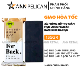 Xà Phòng Pelican For Back 135g Hỗ Trợ Giảm Mụn Lưng - 4976631894225