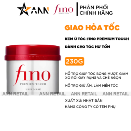 Kem Ủ Tóc Fino Premium Touch Phục Hồi Tóc Hư Tổn 230g - 4901872837144