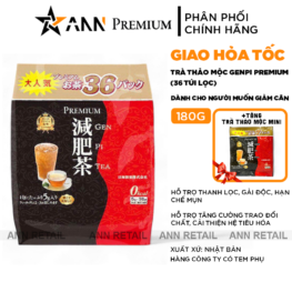 Trà Thảo Mộc Giảm Cân Premium Genpi Tea Nhật Bản 36 Túi Lọc - Tặng Trà Thảo Mộc Mini - 4595643954156