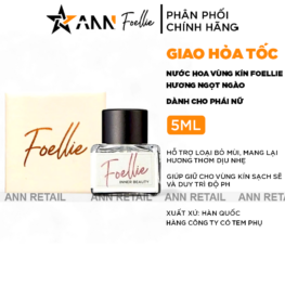 Nước Hoa Vùng Kín Foellie Eau De Bon Bon Màu Trắng 5ml - 8809550300484