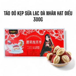 Kẹo Táo Đỏ Kẹp Sữa Lạc Đà Nhân Hạt Điều Paofu 300g - 6971153692821