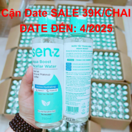 Nước Tẩy Trang Senz Cận Date Sale 39k/chai Date 4/2025 - TTSENZSALE39