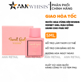 Nước Hoa Vùng Kín Whisis Sweet Girl Màu Hồng 5ml - 8809803050784