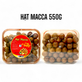 Hộp Hạt Macca Tây Nguyên Hộp Chữ Nhật 550G Hộp Tết - HMTNHCN550