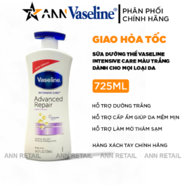 Sữa Dưỡng Thể Vaseline Intensive Care Advanced Repair Màu Trắng 725ml - Hàng Xách Tay - 8901030913006