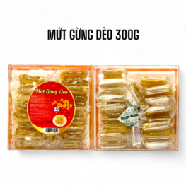 Hộp Mứt Gừng Dẻo Ngôi Sao Nhỏ 300G Hộp Tết - MGDNSN300