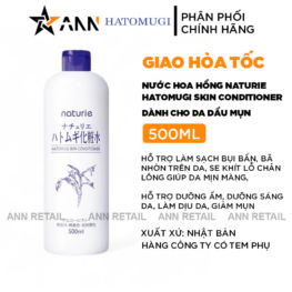 Nước Hoa Hồng Hatomugi Ý Dĩ Skin Conditioner 500ml Dành Cho Da Dầu Mụn - 4903335693601