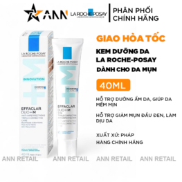 Kem Dưỡng Da Giảm Mụn La Roche - Posay Effaclar Duo+M 40ml Phù Hợp Với Da Mụn - 3337875863377