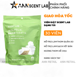 Viên Giặt Xả SCENT LAB 5in1 Nhật Bản Dạng Túi Cao Cấp 30 Viên - 6977239070309